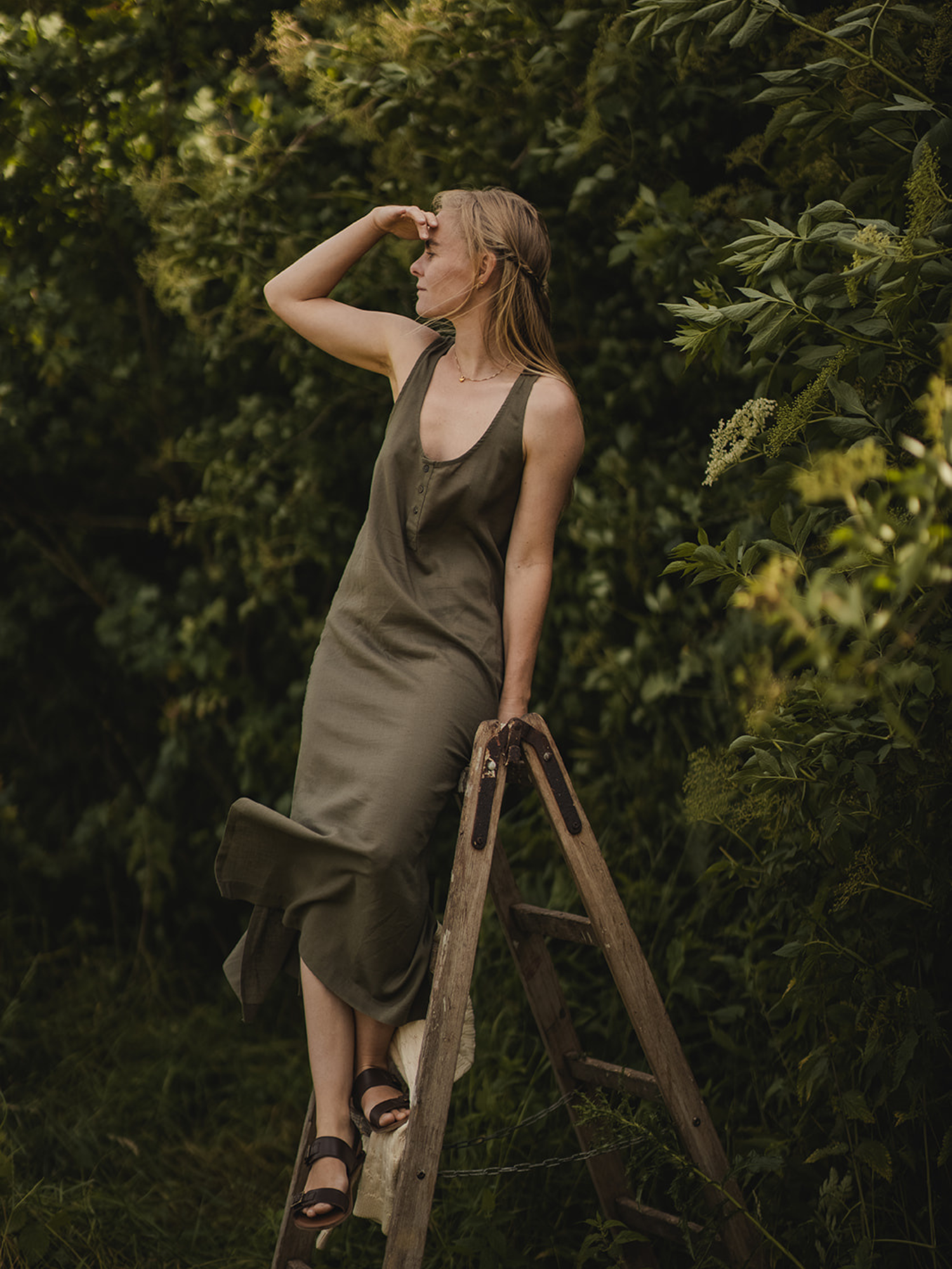Basic Apparel Carina Tank Dress Kjoler 889 Sea turtle
